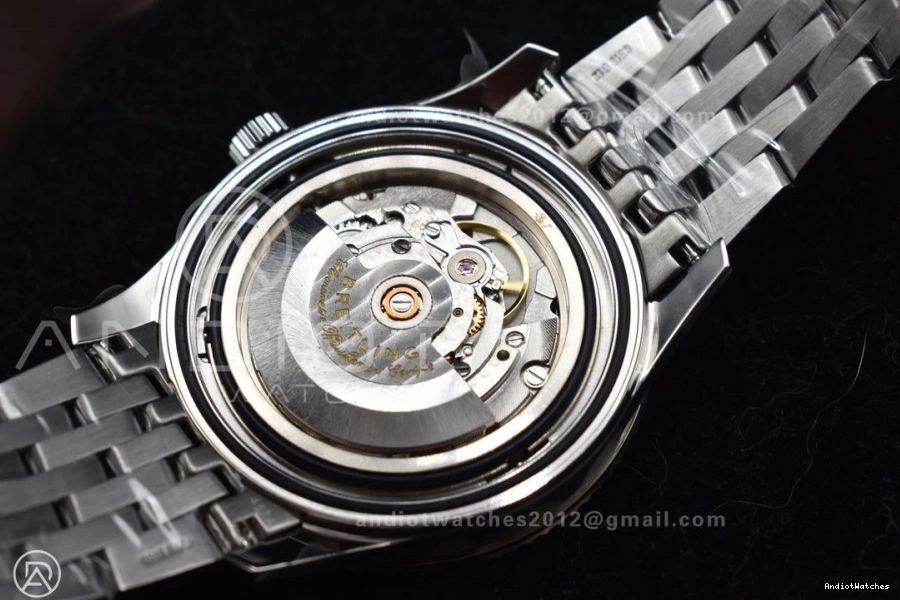 SS Navitimer Bracelet 1:1 Functional RG White 1 923 on Edition V7F Best A Dial Bezel SS 0827
